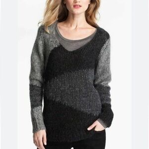 Eileen Fisher Mohair/Wool/Cashmere Blend Size M